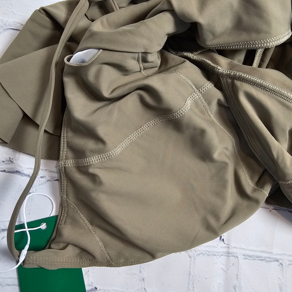 NEW Halara 2-in-1 Activity Dress Shorts Set Olive Green Small - Picture 7 of 7